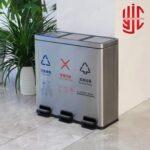Imported Stainless Steel 60 Liters Dustbin Color Coded - Image 5