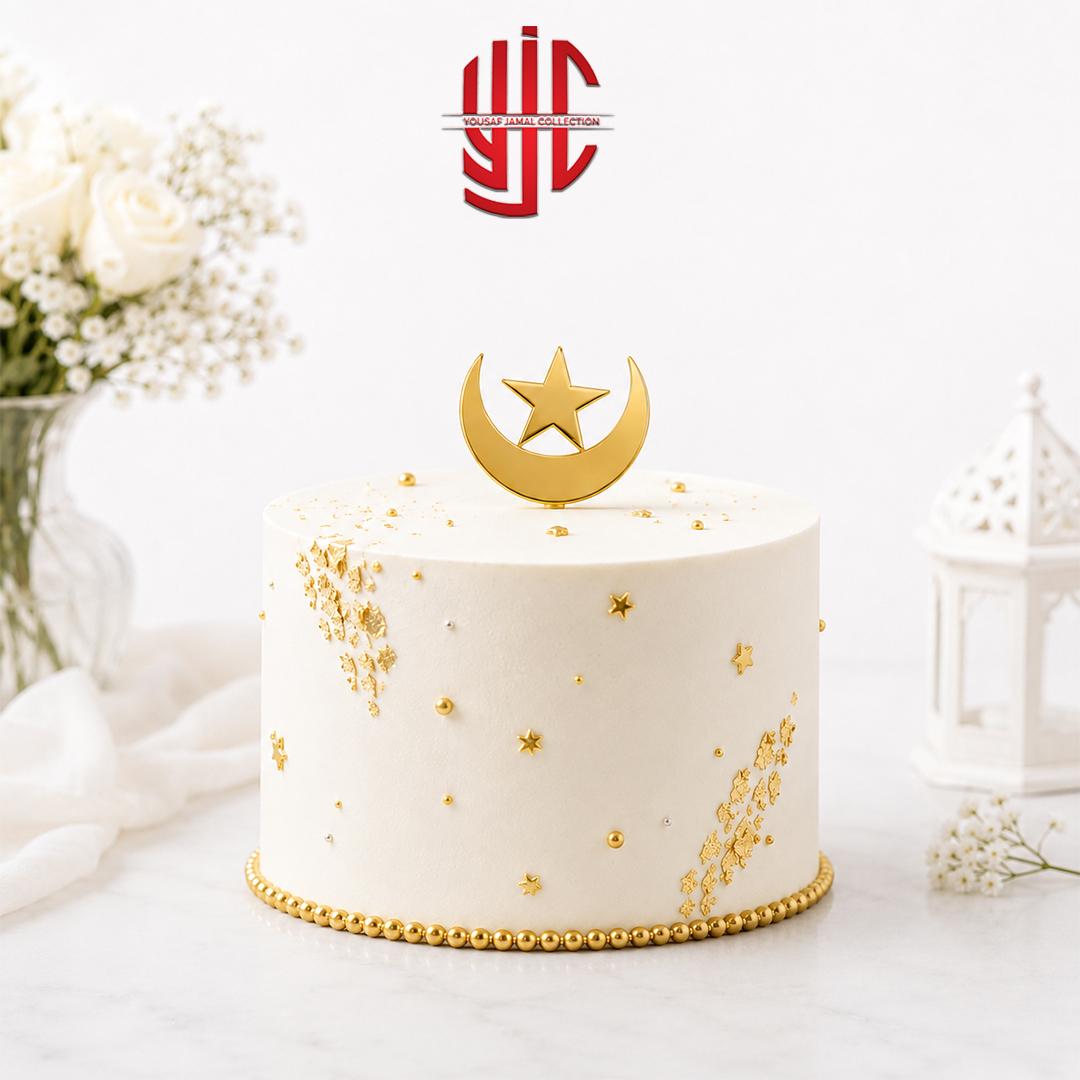 yjc-DCTP-110-1 14 August Chand Sitara Golden 5 Pieces Tag Set - Image 1