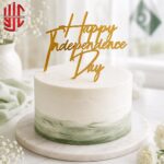 14 August Happy Independance Day 5 Pieces Topper Tags