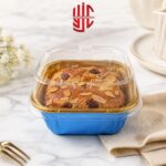 Blue Foil Square Cupcake Liners With Lid 10 Pieces Pack - Image 2