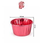 Metallic Pink Cupcake Liners 10 Pieces Pack - Image 2