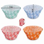 Random Color Paper Cupcake Liners 100 Pieces Pack - Image 2