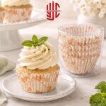 Orange Paper Cupcake Liners 100 Pieces Pack