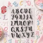 Scrapbooking Uppercase Alphabets & Numbers Stamps Mold