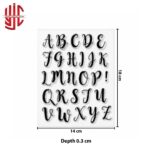 Scrapbooking Uppercase Alphabets & Numbers Stamps Mold - Image 2