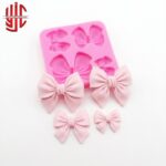 Silicon Bowknot Mold 4 Cavity