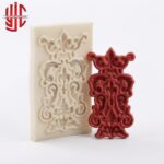 Silicon Baroque Fondant Border Mold