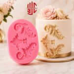 Silicon Baroque Relief Border Mold 3 Cavity