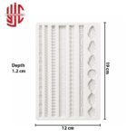 Silicon Baroque Elegant Laces Mold 7 Cavity - Image 2