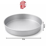 Silver Round Fix Cake Pans 1.5 inch Height Various Sizes - Image 4