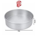 Silver Round Fix Cake Pans 2.5 inch Height Various Sizes - Image 7