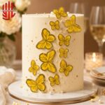 Butterfly Yellow Paper Topper 12 Sticker Sheet