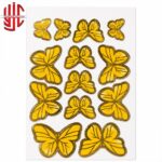 Butterfly Yellow Paper Topper 12 Sticker Sheet - Image 2