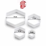 Plastic Football Shape Cutter 4 Pieces Set - Image 3