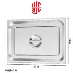 Stainless Steel Maxi Pan Lid 1/1 - Image 2