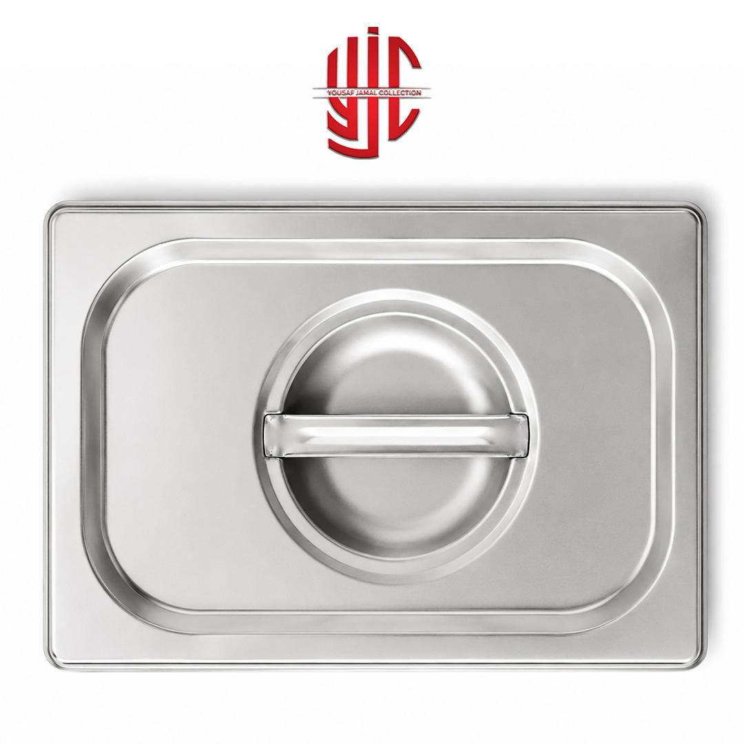 yjc-STLD-004-1 Stainless Steel Maxi Pan Lid 1/4 - Image 1