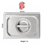 Stainless Steel Maxi Pan Lid 1/4 - Image 2