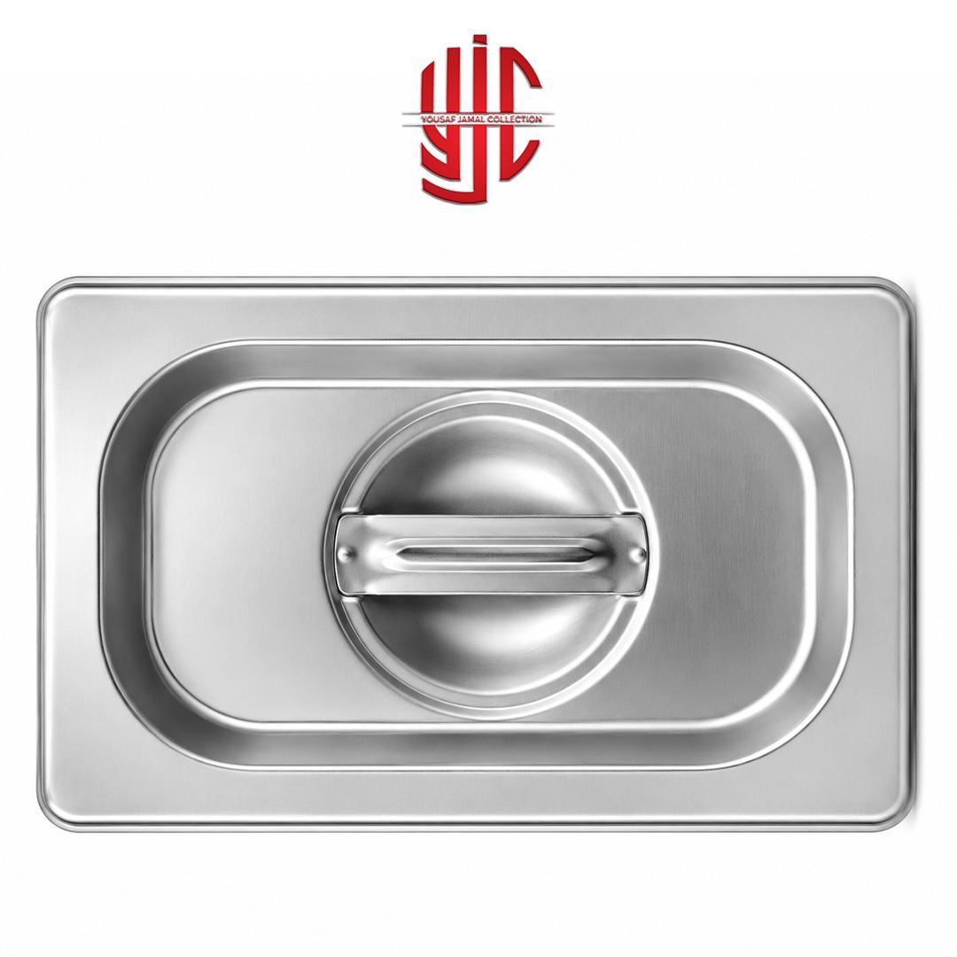 yjc-STLD-006-1 Stainless Steel Maxi Pan Lid 1/9 - Image 1