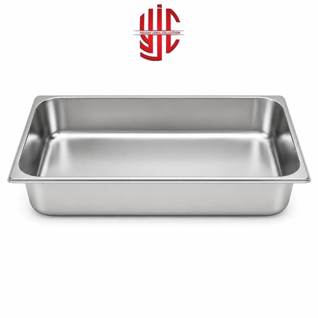 yjc-STMP-002-1 Stainless Steel Maxi Pan 1/1 Depth 4 in - Image 1