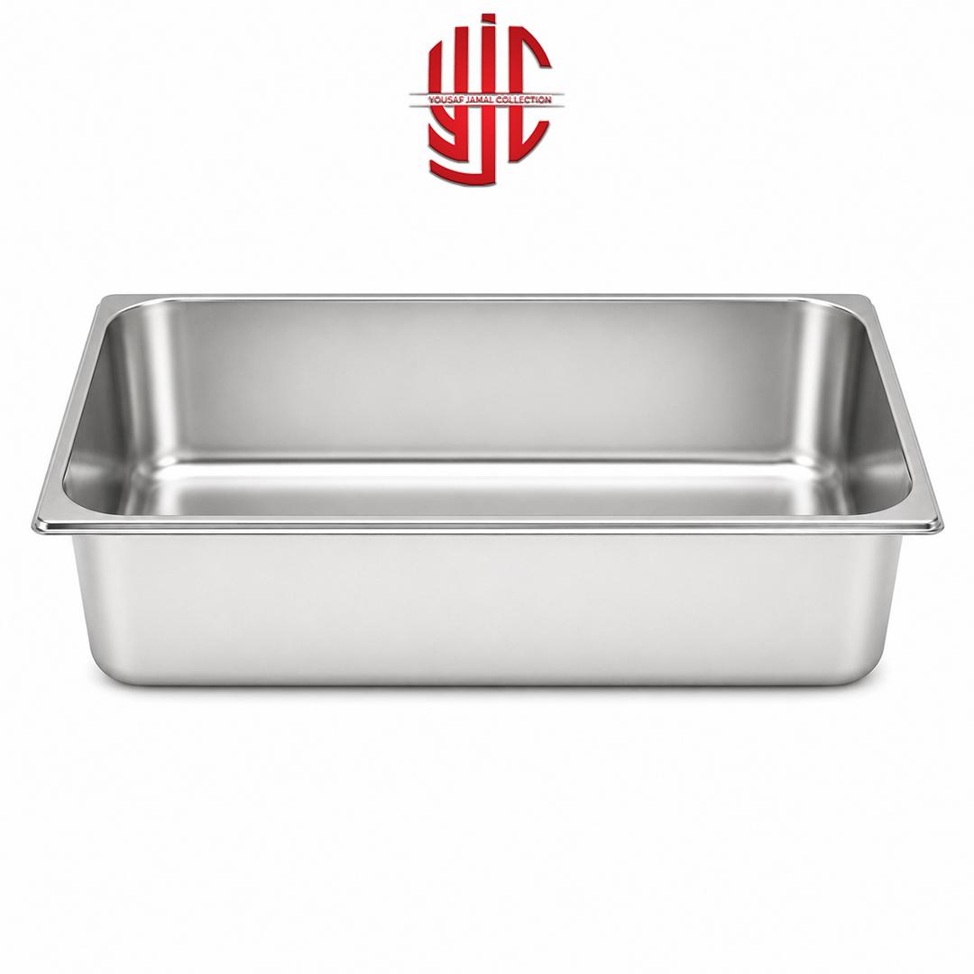 yjc-STMP-003-1 Stainless Steel Maxi Pan 1/1 Depth 6 in - Image 1