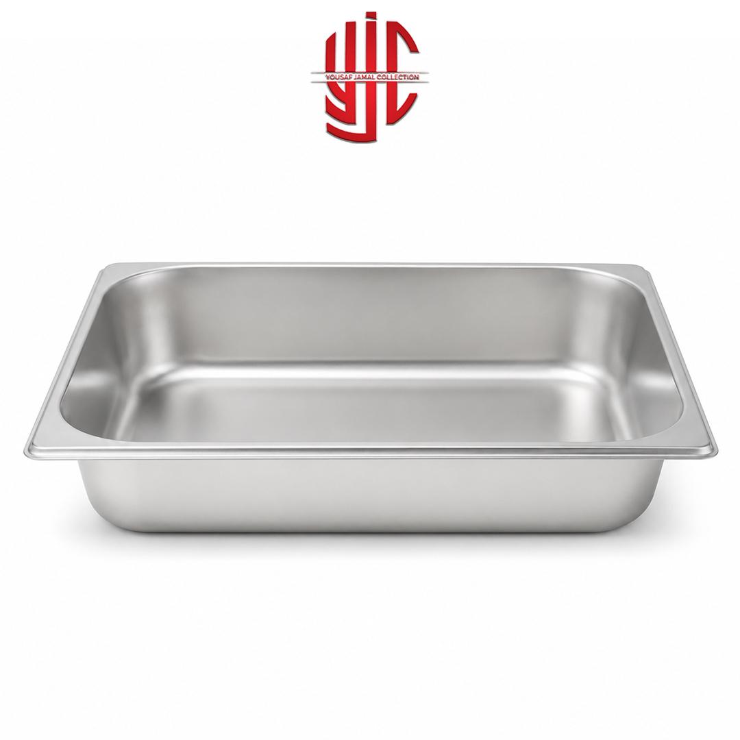 yjc-STMP-005-1 Stainless Steel Maxi Pan 1/2 Depth 2 in - Image 1