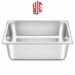 Stainless Steel Maxi Pan 1/2 Depth 4 in