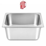 Stainless Steel Maxi Pan 1/2 Depth 8 in