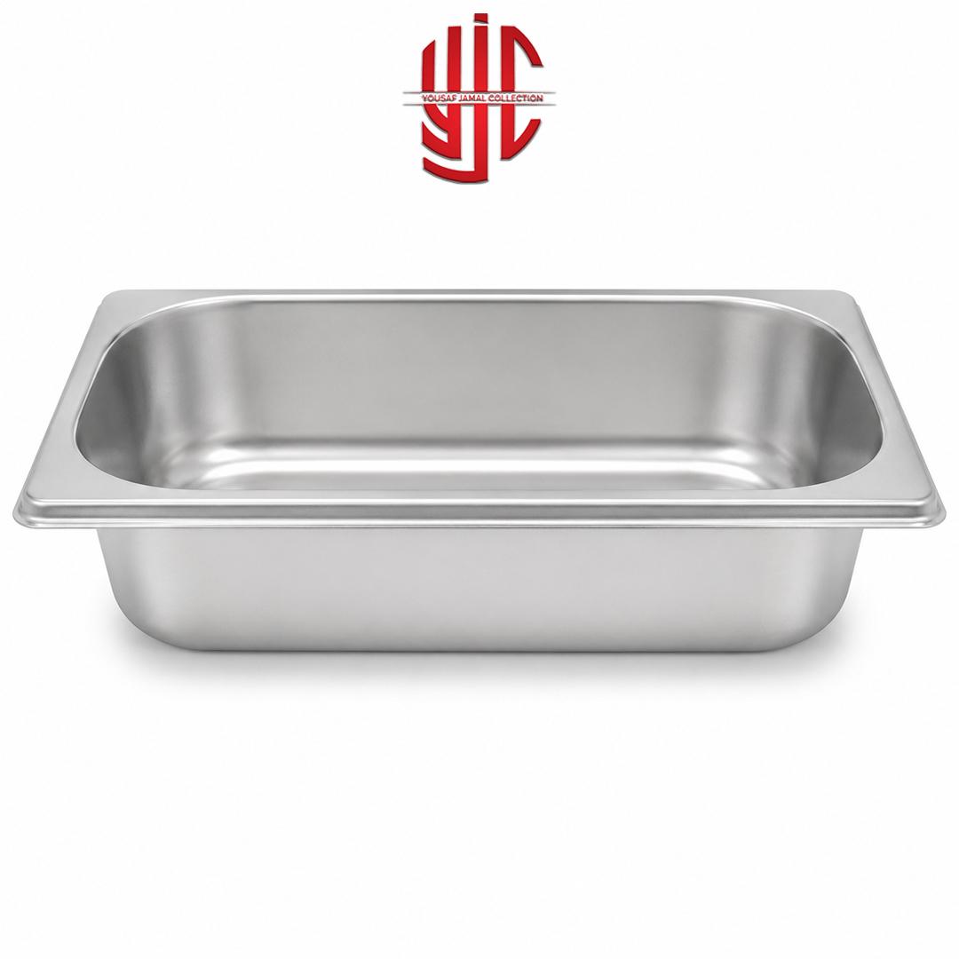 yjc-STMP-013-1 Stainless Steel Maxi Pan 1/4 Depth 2 in - Image 1