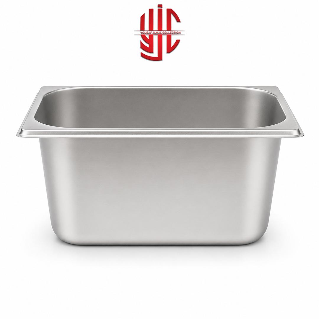 yjc-STMP-015-1 Stainless Steel Maxi Pan 1/4 Depth 6 in - Image 1