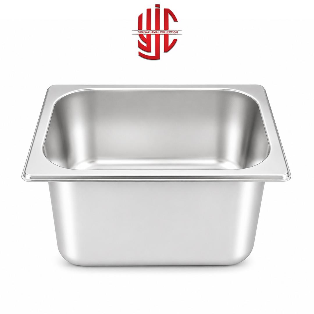 yjc-STMP-018-1 Stainless Steel Maxi Pan 1/6 Depth 4 in - Image 1
