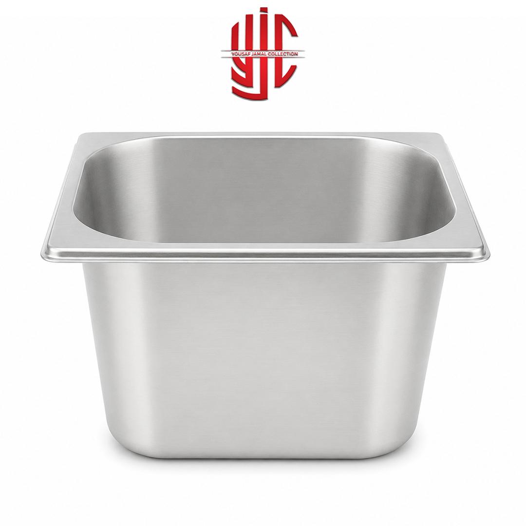 yjc-STMP-019-1 Stainless Steel Maxi Pan 1/6 Depth 6 in - Image 1