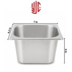 Stainless Steel Maxi Pan 1/6 Depth 6 in - Image 2
