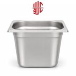 Stainless Steel Maxi Pan 1/6 Depth 8 in