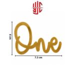 Acrylic One English Tags 5 Pcs Pack - Image 2