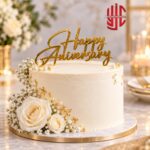 Acrylic Happy Anniversary English Tags 5 Pcs Pack