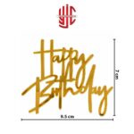 Acrylic Happy Birthday Tags 5 Pcs Pack - Image 2