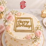 Acrylic Happy Birthday Squared Tags 5 Pcs Pack