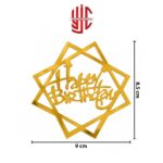 Acrylic Happy Birthday Tags 5 Pcs Pack - Image 2