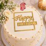 Acrylic Happy Birthday Squared Topper Tags 5 Pcs Pack