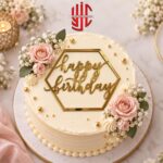 Acrylic Happy Birthday Topper Tags 5 Pcs Pack