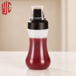Imported 5 Holes Squeeze Black Cap 400ml Bottle - Image 2