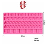 Silicon XL Baroque Laces Mold 5 Cavity - Image 2