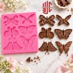 Silicon 6 Shapes Butterflies Mold 6 Cavity