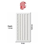 Silicon 5 Types Mini Ropes Mold - Image 2