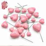 Hearts Baby Pink Faux Balls 20 Pcs Pack - Image 2