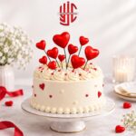 Hearts Red Faux Balls 20 Pcs Pack