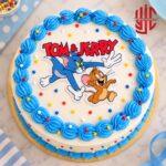 Tom & Jerry Theme Paper Cake Topper 10 Pieces Set