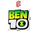 Ben 10 Theme Paper Cake Topper 10 Pieces Set - Image 2