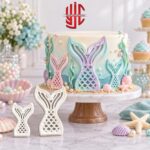 Plastic Mermaid Tale Shape 2 Fondant Cutters