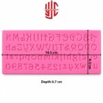 Silicon Algerian Font Alphabets Numeric Mold - Image 2
